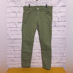 Bonobos Slim Fit Olive Jeans